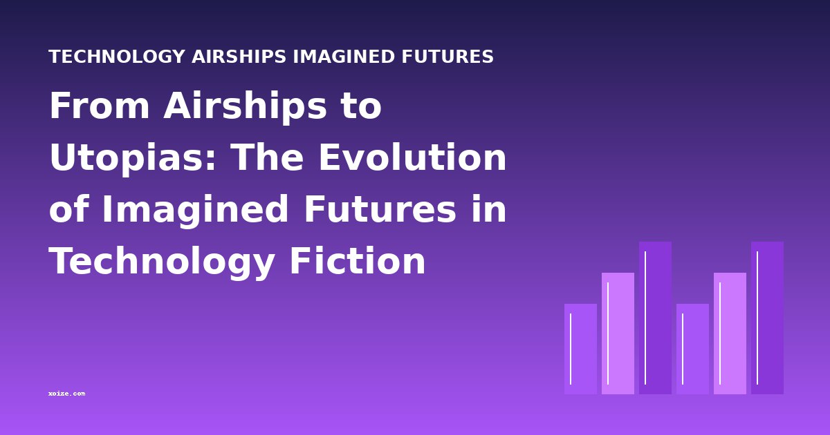 From Airships to Utopias: The Evolution of Imagined Futures in Technology Fiction