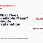 What Does available Mean? Simple Explanation and Examples