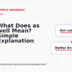 What Does as well Mean? Simple Explanation and Examples