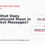 What Does relevant Mean in Text Messages?