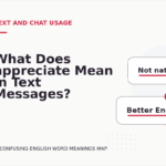 What Does appreciate Mean in Text Messages?