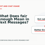 What Does fair enough Mean in Text Messages?
