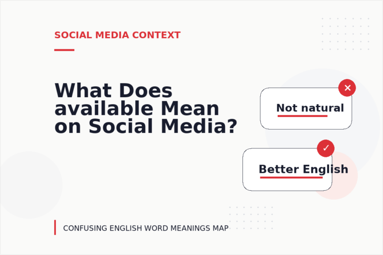 What Does available Mean on Social Media? What Does available Mean on Social Media?