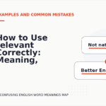 How to Use relevant Correctly: Meaning, Examples, and Mistakes