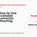 How to Use available Correctly: Meaning, Examples, and Mistakes