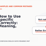 How to Use specific Correctly: Meaning, Examples, and Mistakes