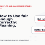 How to Use fair enough Correctly: Meaning, Examples, and Mistakes