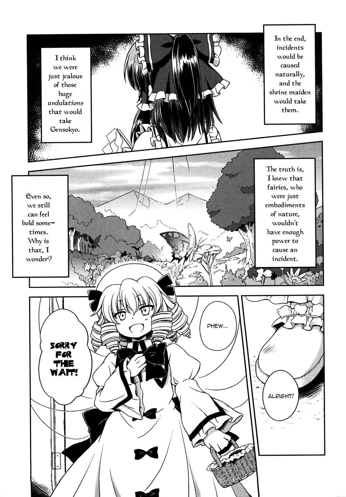 Touhou Sangetsusei: Strange and Bright Nature Deity Chapter 8.5 Page 14
